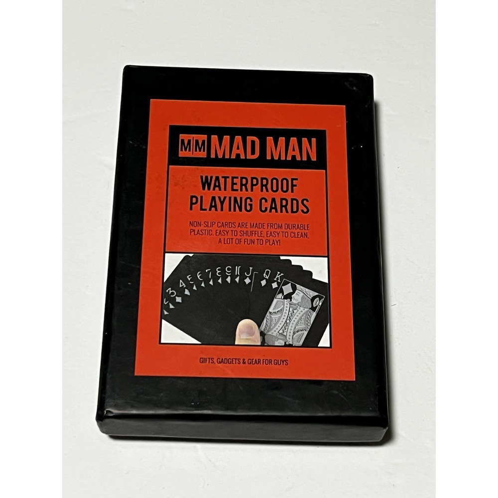 Mad‎ Man Waterproof Pack Of Playing Cards HM2179